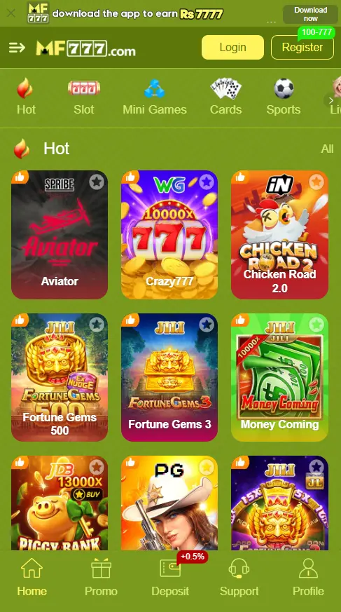 MF777 Game APK Download for Android in Pakistan